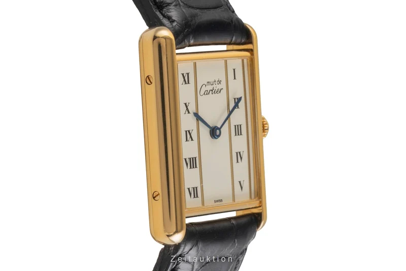 Cartier Tank silver-gilt quartz unisex 1615 [2503708]