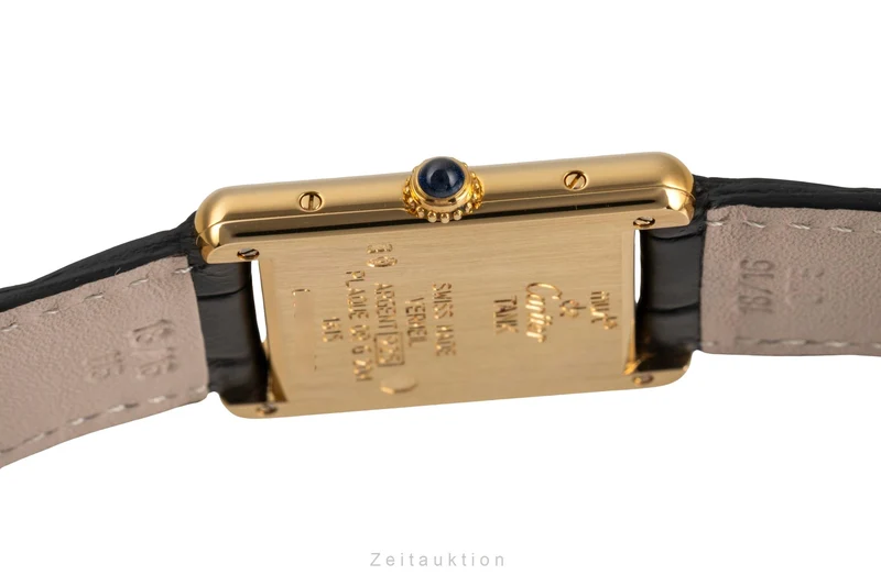 Cartier Tank silver-gilt quartz unisex 1615 [2503708]