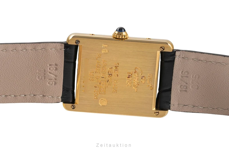 Cartier Tank silver-gilt quartz unisex 1615 [2503708]