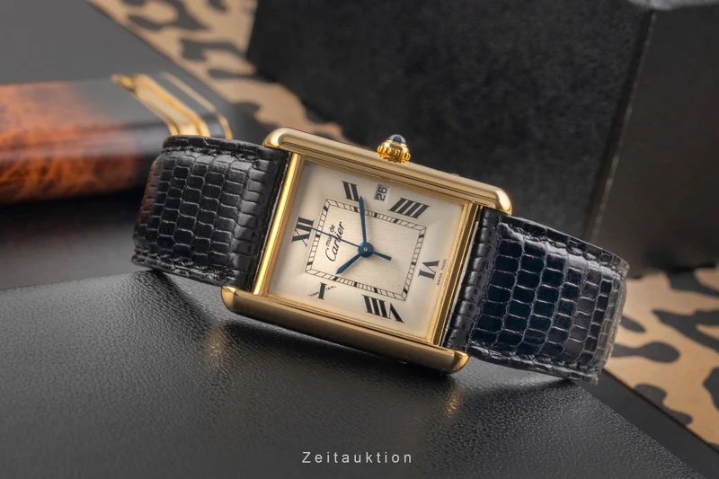 Cartier Tank silver-gilt quartz unisex W1013754, 2413 [2504018]