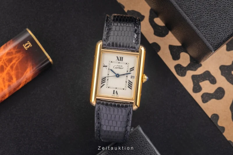 Cartier Tank silver-gilt quartz unisex W1013754, 2413 [2504018]