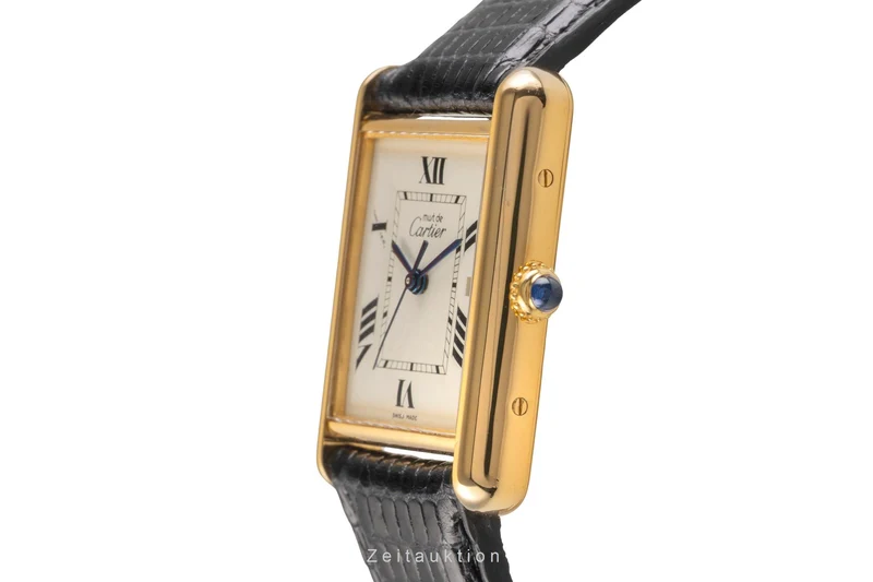 Cartier Tank silver-gilt quartz unisex W1013754, 2413 [2504018]