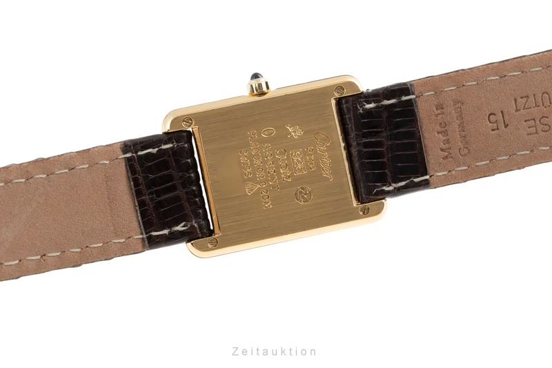 Cartier Tank silver-gilt quartz women's watch 366001, 849 191 23 [2503583]