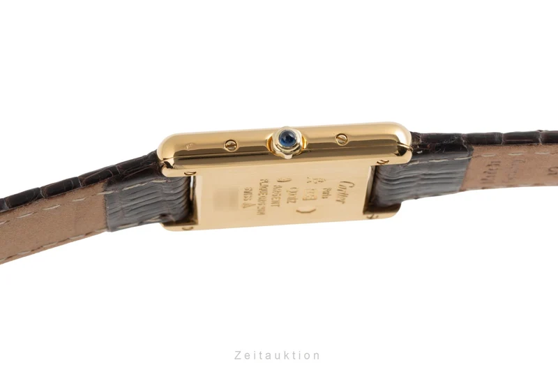 Cartier Tank silver-gilt quartz women's watch 366001, 849 191 23 [2503583]