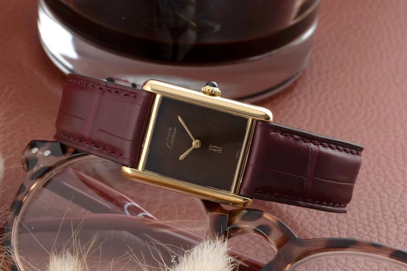 Cartier Tank silver-gilt manual winding unisex 6 [2504381]