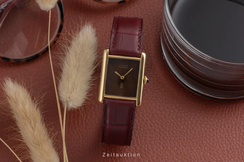 Cartier Tank silver-gilt manual winding unisex 6 [2504381]