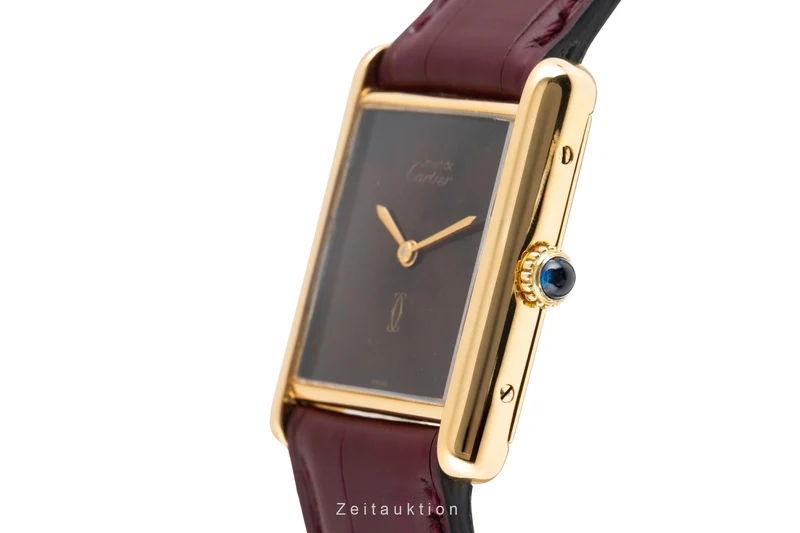 Cartier Tank silver-gilt manual winding unisex 6 [2504381]
