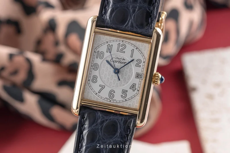 Cartier Tank silver-gilt quartz unisex W1013954, 2413 [2504078]