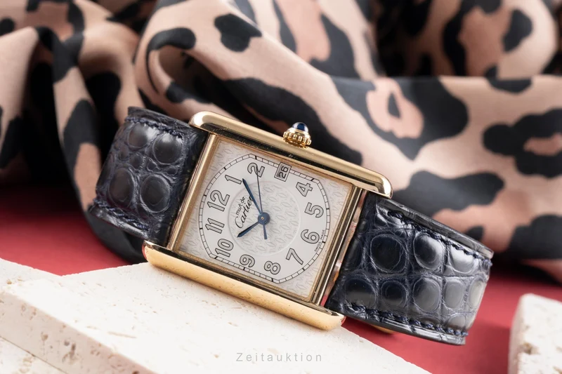 Cartier Tank silver-gilt quartz unisex W1013954, 2413 [2504078]
