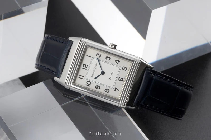 Jaeger LeCoultre Reverso steel quartz men's watch Q2518420, 250.8.08 [2503588]