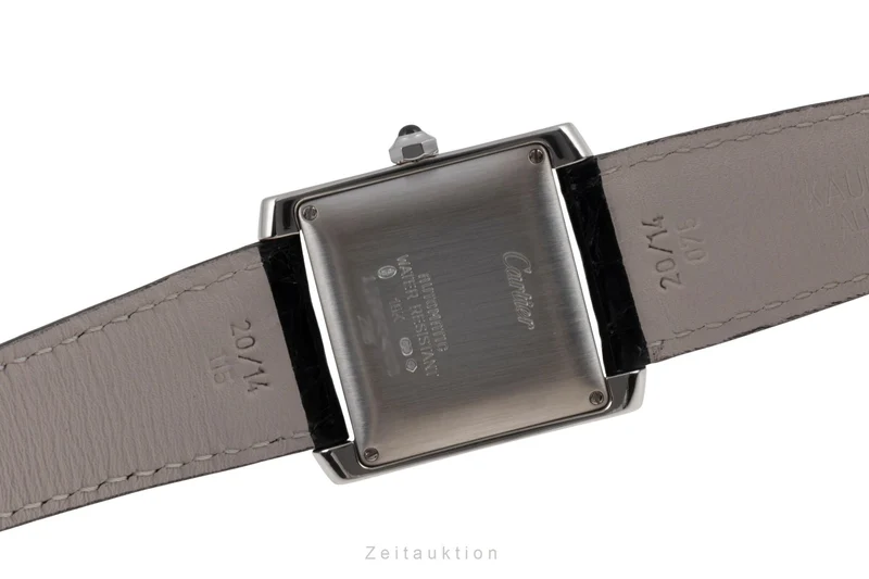 Cartier Tank Francaise 18 ct white gold automatic women's watch W50011S3 [2504406]
