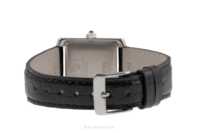 Cartier Tank Francaise 18 ct white gold automatic women's watch W50011S3 [2504406]