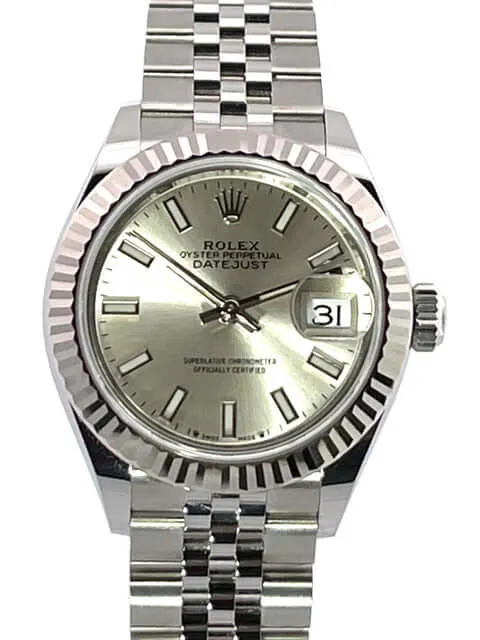 Rolex Datejust 28 279174 Silber Jubile-Band