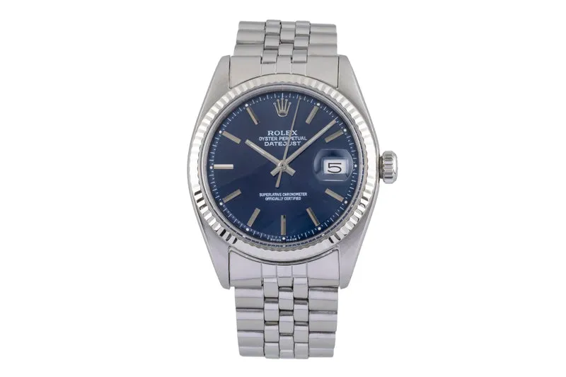 Rolex Datejust steel / white gold automatic men's watch 1601 Vintage [2500407]