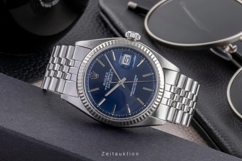Rolex Datejust steel / white gold automatic men's watch 1601 Vintage [2500407]