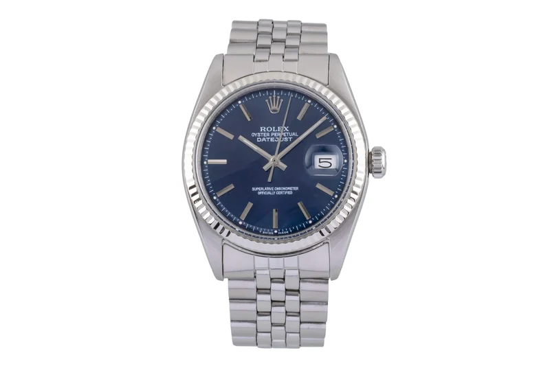 Rolex Datejust steel / white gold automatic men's watch 1601 Vintage [2500407]