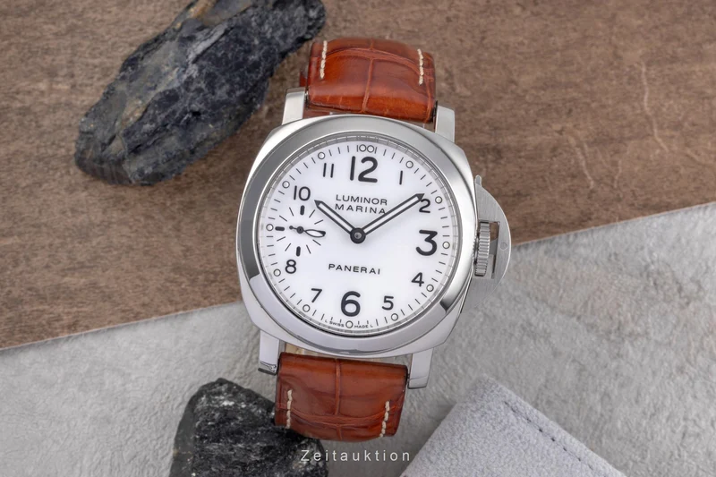 Panerai Luminor Marina steel manual winding men's watch PAM00113 LP: 6200EUR [2504742]