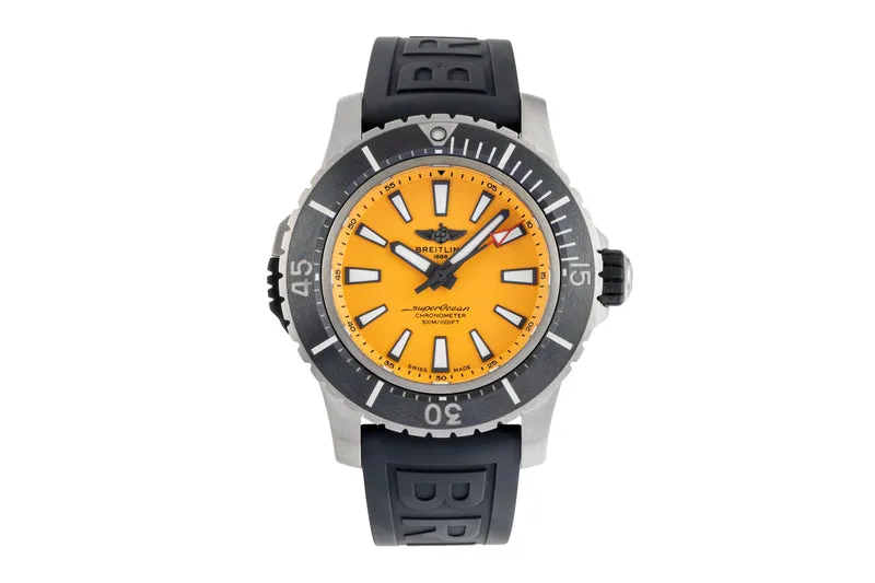 Breitling Superocean titanium automatic men's watch E17369 LP: 6600EUR [2505348]