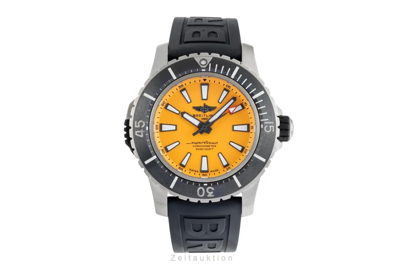 Breitling Superocean titanium automatic men's watch E17369 LP: 6600EUR [2505348]