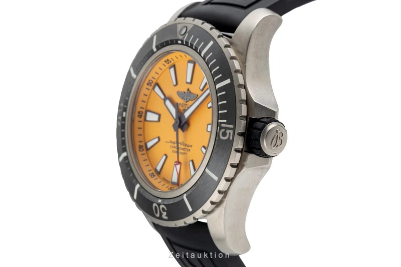 Breitling Superocean titanium automatic men's watch E17369 LP: 6600EUR [2505348]
