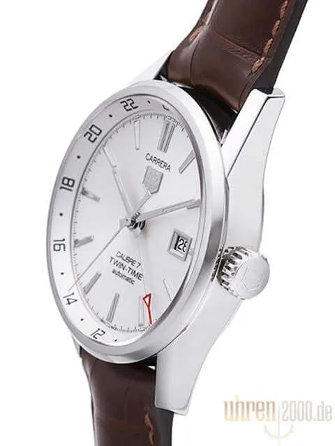 TAG Heuer Carrera WAR2011.FC6291 Calibre 7 Twin-Time Automatik 41