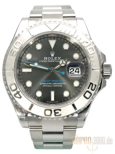 Rolex Yacht-Master 116622 Edelstahl Platin Rhodium aus 2016