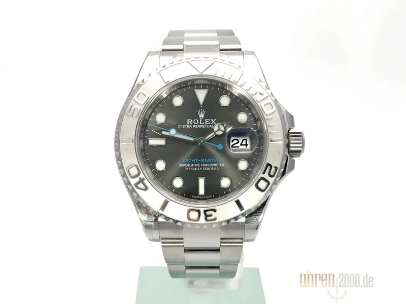Rolex Yacht-Master 116622 Edelstahl Platin Rhodium aus 2016