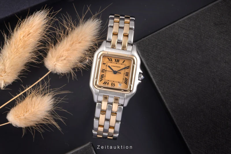 Cartier Panthere steel / gold quartz women's watch 83083242 [2505266]