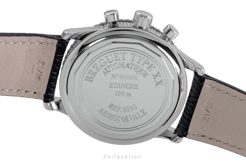 Breguet Type XX chronograph steel automatic men's watch 3800 [2505267]