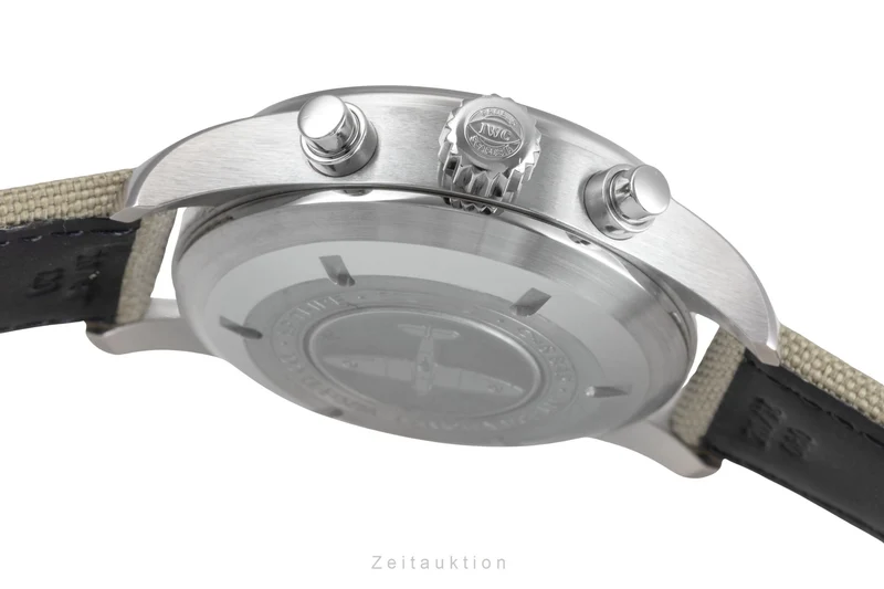 IWC Fliegerchronograph chronograph steel automatic men's watch IW387901 LP: 7300EUR [2504993]