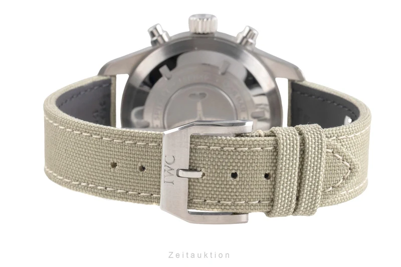 IWC Fliegerchronograph chronograph steel automatic men's watch IW387901 LP: 7300EUR [2504993]