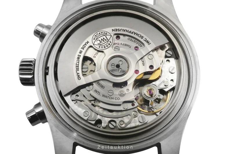 IWC Fliegerchronograph chronograph steel automatic men's watch IW387901 LP: 7300EUR [2504993]