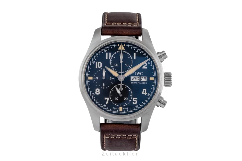 IWC Fliegerchronograph chronograph steel automatic men's watch IW387903 LP: 7700EUR [2505414]