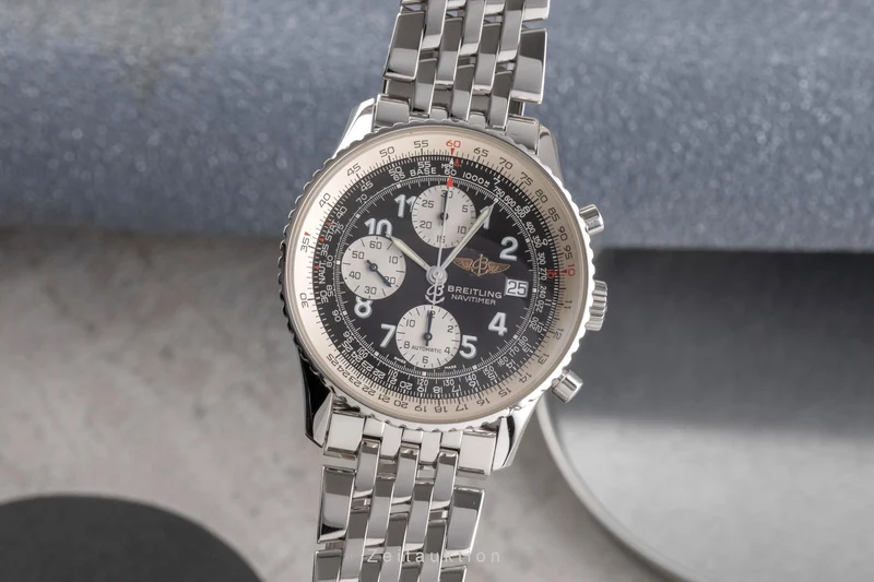 Breitling Old Navitimer chronograph steel automatic men's watch A13322 [2504712]