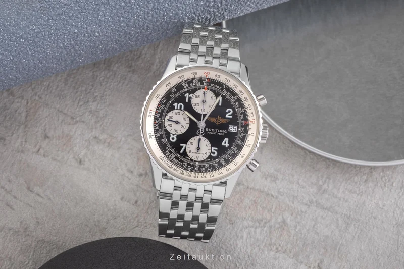 Breitling Old Navitimer chronograph steel automatic men's watch A13322 [2504712]