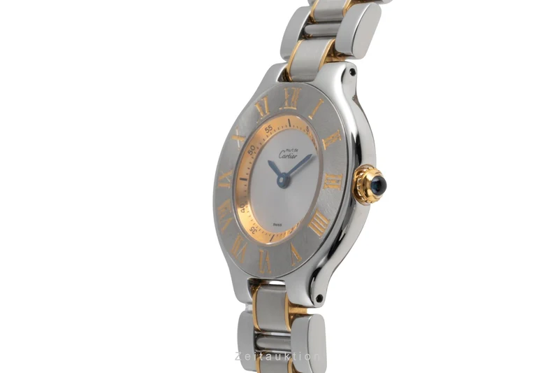 Cartier Ligne 21 gilt / steel quartz women's watch W10073R6 [2503543]