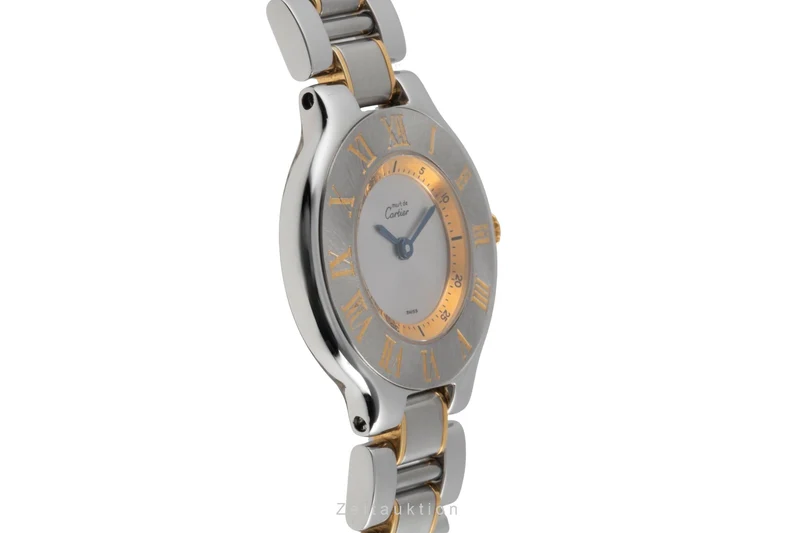 Cartier Ligne 21 gilt / steel quartz women's watch W10073R6 [2503543]