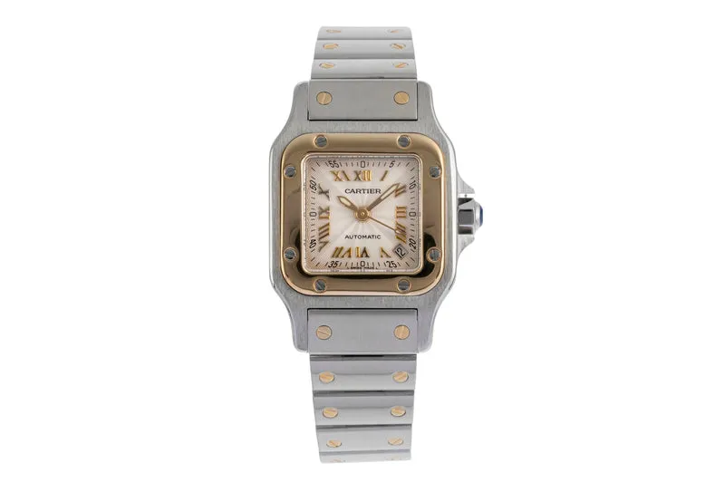 Cartier Santos steel / gold automatic women's watch W20045C4, 2423 [2504342]