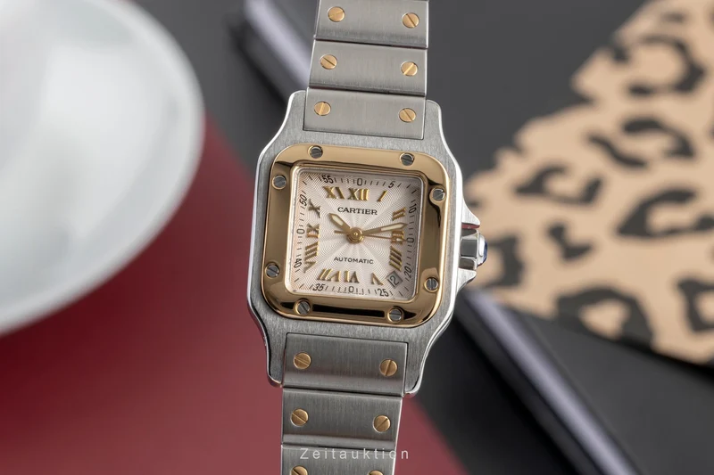 Cartier Santos steel / gold automatic women's watch W20045C4, 2423 [2504342]
