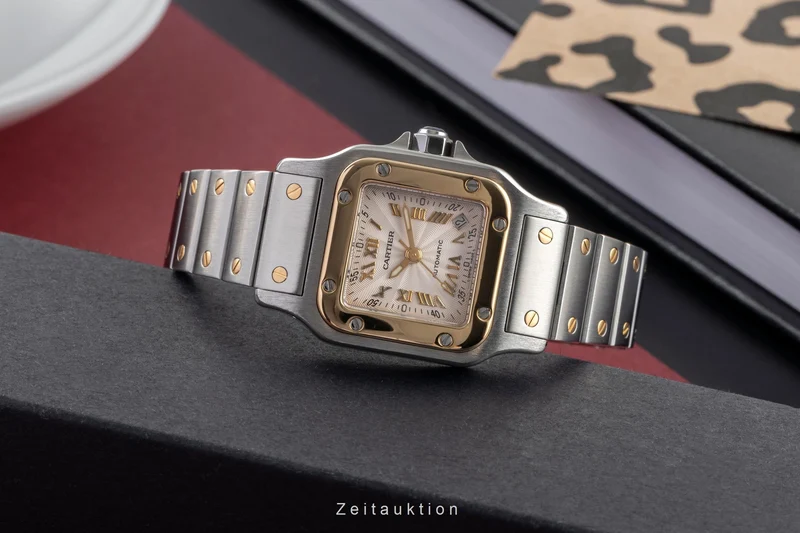 Cartier Santos steel / gold automatic women's watch W20045C4, 2423 [2504342]