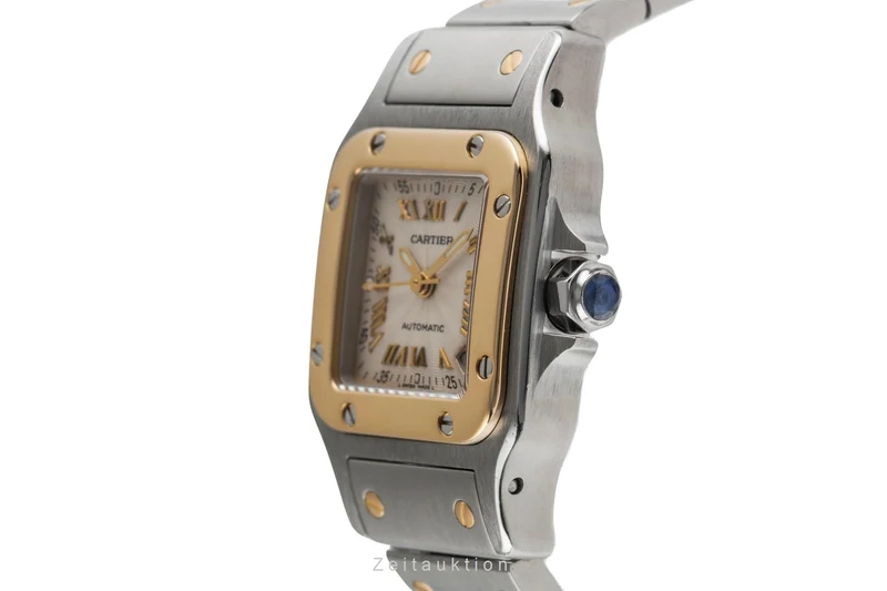 Cartier Santos steel / gold automatic women's watch W20045C4, 2423 [2504342]