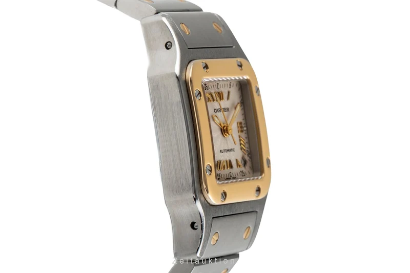 Cartier Santos steel / gold automatic women's watch W20045C4, 2423 [2504342]