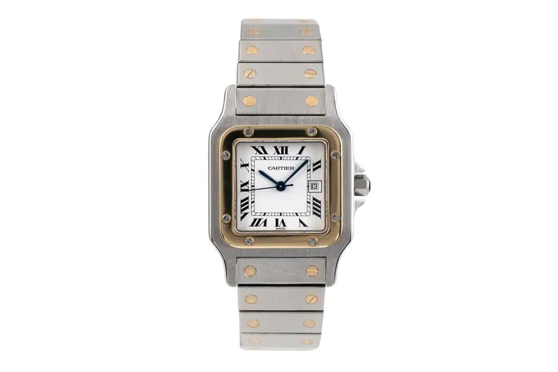 Cartier Santos steel / gold automatic men's watch 2961 [2504781]