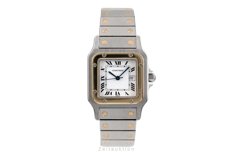 Cartier Santos steel / gold automatic men's watch 2961 [2504781]