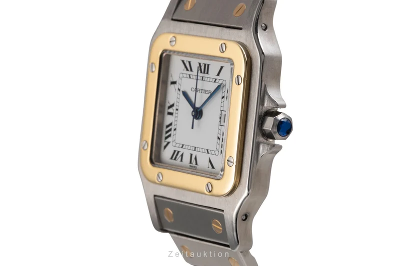 Cartier Santos steel / gold automatic men's watch 2961 [2504781]
