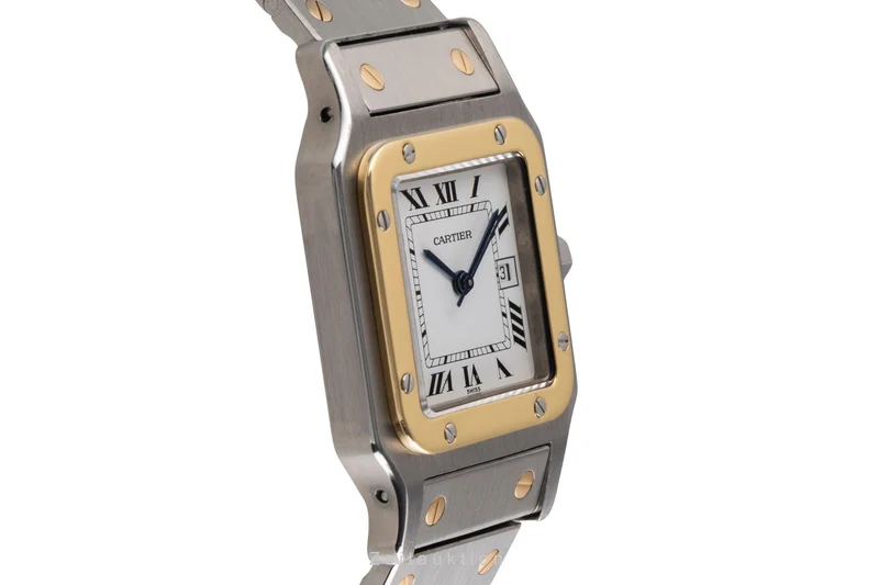Cartier Santos steel / gold automatic men's watch 2961 [2504781]