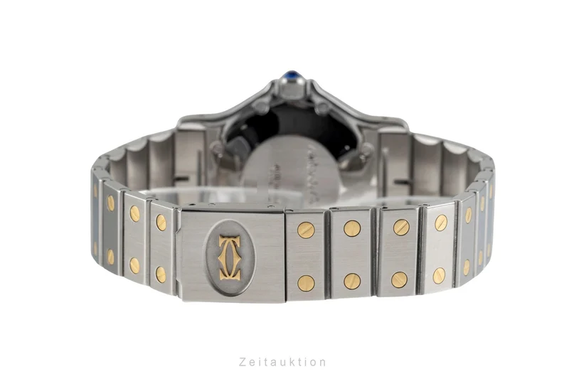 Cartier Santos steel / gold automatic women's watch 2966 [2504565]