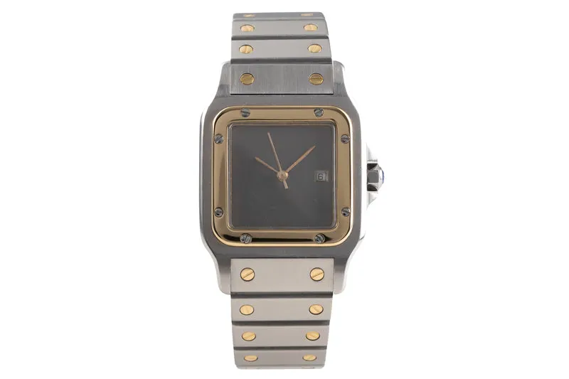 Cartier Santos steel / gold automatic men's watch 2961 [2505181]
