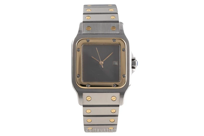 Cartier Santos steel / gold automatic men's watch 2961 [2505181]