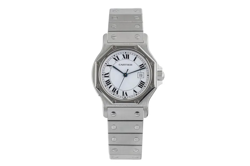Cartier Santos steel automatic unisex 2965, 81037188 [2503897]